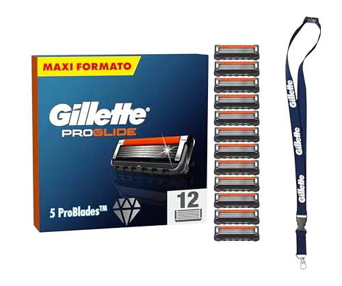 Gillette Proglide lamette di ricambio per rasoio manuale uomo, rasatura profonda