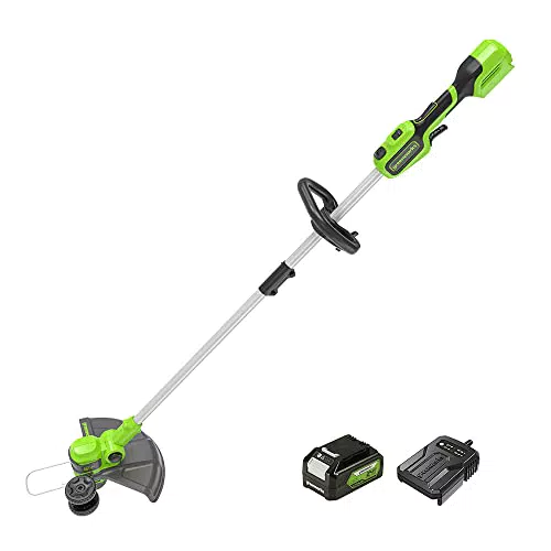 Greenworks G24LT30K2 tagliabordi a batteria 24V per giardini piccoli e medi