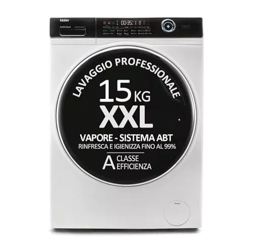 Haier I-Pro Series 7 Plus HW150-BP14986E Lavatrice 1400 giri Motore Inverter