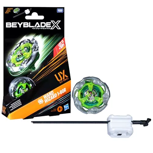 Hasbro Beyblade X Starter Pack Wand Wizard con Trottola e Lanciatore