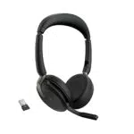 Jabra Evolve2 65 Flex Cuffie Wireless Bluetooth con ANC e ClearVoice per Teams