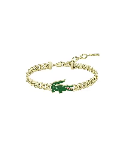 Lacoste Braccialetto da Uomo in Acciaio Inossidabile Collezione Arthor