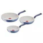 Lagostina Nettuno padelle antiaderenti in alluminio riciclato con Thermo-Signal