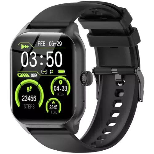 LAOYABB Smartwatch Fitness Tracker con Chiamate, Cardiofrequenzimetro, IP68