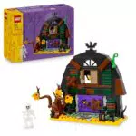 LEGO 40721 Granaio di Halloween con Minifigure Scheletro e Accessori Spaventosi