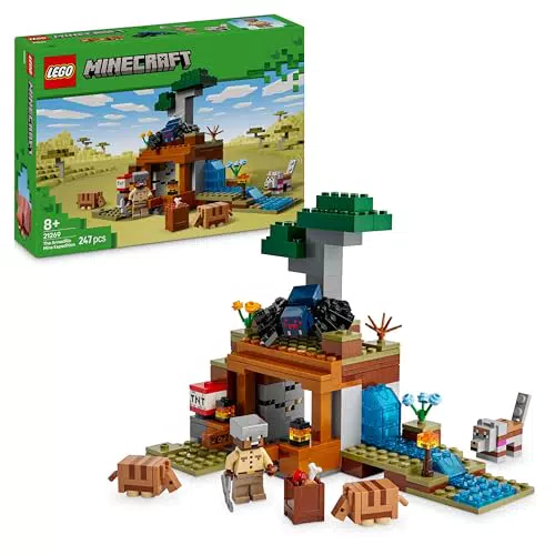 LEGO Minecraft Spedizione nella Miniera dell’Armadillo 21269 Giocattolo Interattivo