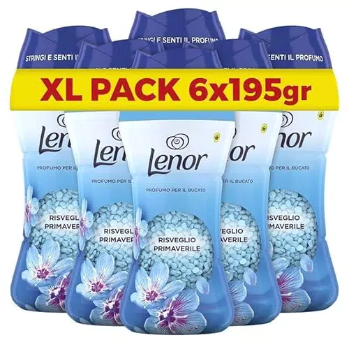 Lenor Profumatore Bucato Perle Profumate per Lavatrice Risveglio Primaverile