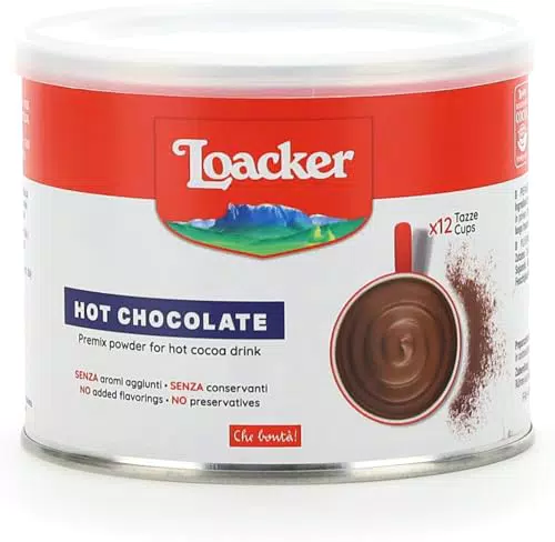 Loacker Preparato in Polvere per Cioccolata Calda alla Vaniglia Bourbon