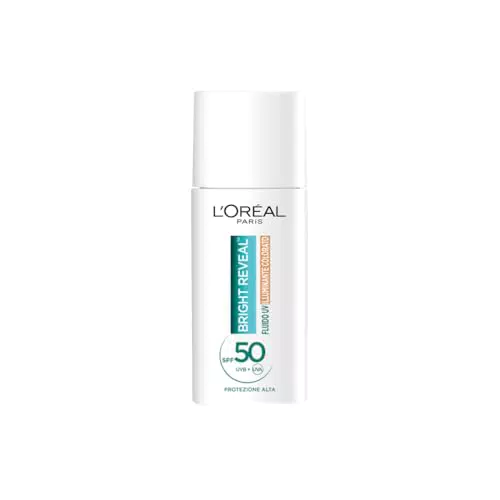 L'Oréal Paris Bright Reveal Fluido UV Anti-Macchie con Niacinamide e SPF50