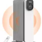 Midea NY2009-24UR Radiatore a Olio 2000W con Timer, Telecomando e LED Touch