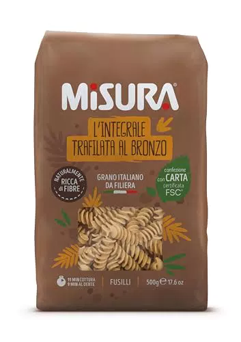 Misura Fusilli Integrali Fibrextra di Grano Italiano