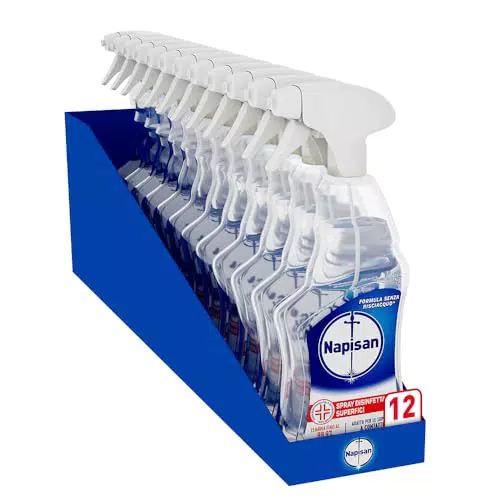 Napisan Spray Disinfettante per Superfici Eliminazione Germi e Batteri