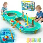 Neuytiky Tavolo da Gioco d’Acqua per Bambini con Sistema AquaPlay, Giocattolo Esterno