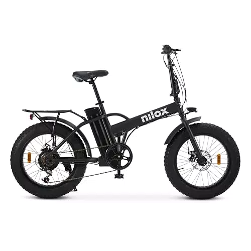Nilox X5 Pro Bici Elettrica con Autonomia 60 km, Motore 250W, Cambio 6 Velocità