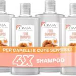 Omia Fisio Shampoo Olio di Mandorla per capelli e cute sensibile senza siliconi