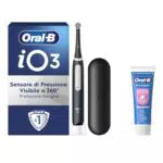 Oral-B iO 3 Spazzolino Elettrico Ricaricabile con Testina e Dentifricio Pro-Expert