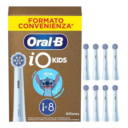 Oral-B iO Kids testina per spazzolino elettrico bambini delicata su denti e gengive