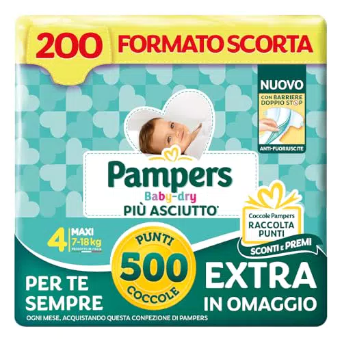 Pampers Baby Dry Pannolini - Comfort e Protezione per il Tuo Bambino
