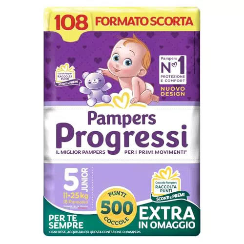 Pampers Progressi Pannolini Newborn - Comfort e Protezione per il tuo Bambino