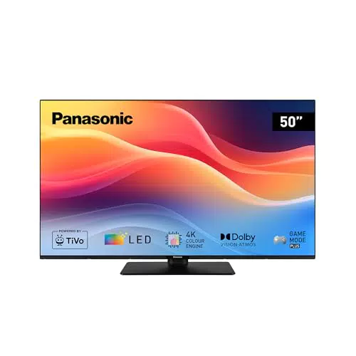 Panasonic TB-50W61AEZ Smart TV LED 4K Ultra HD 2025 con Dolby Vision e Alexa