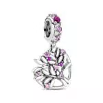 Pandora Pendente Albero Genealogico in Argento Sterling con Pietre Preziose