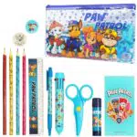 Paw Patrol astuccio scuola completo con cancelleria, idea regalo bambini