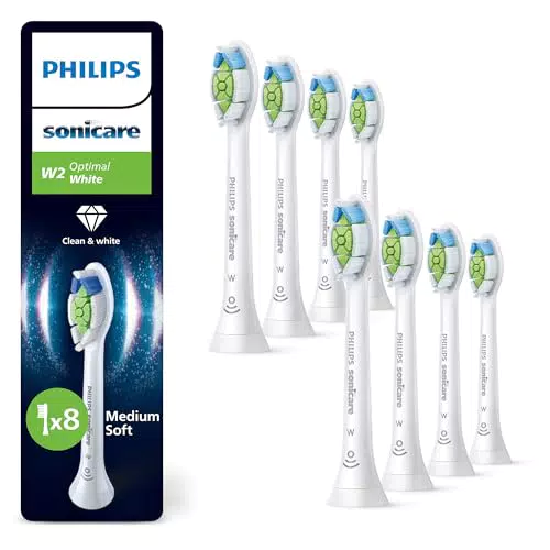 Philips Sonicare W2 Optimal White testine di ricambio originali modello HX6068/87