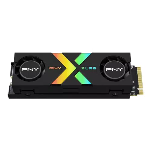 PNY SSD Interno CS3150 XLR8 Gaming 1TB M.2 NVMe con dissipatore RGB