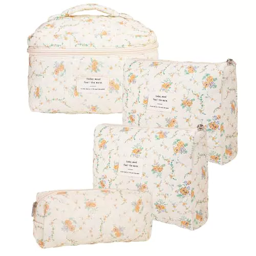 POFIBO Borsa da Toilette da Viaggio Organizer Porta Trucchi Donna