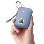 Power Bank 22.5W con Ricarica Rapida, Display LED e Cavo USB-C Integrato