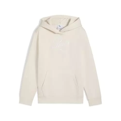 PUMA Felpa da Ragazza Ess Script Hoodie FL G