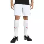 PUMA Pantaloncini Teamliga, Unisex-Adulto, White Bl