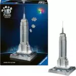 Ravensburger Puzzle 3D Empire State LED per Adulti e Bambini da 8 Anni