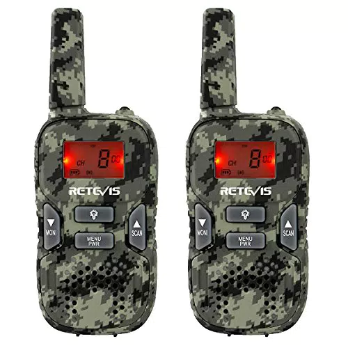 Retevis RT33 Walkie Talkie per Bambini con Torcia LED, Idea Regalo Avventura