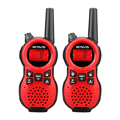 Retevis RT638 Walkie Talkie Bambini con Torcia LCD, Idea Regalo per Avventure