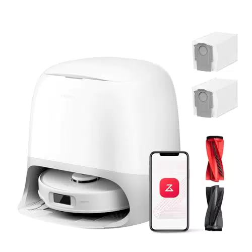 Roborock Qrevo Curv S5X Robot Aspirapolvere con Mocio Antigroviglio e Dock Integrata