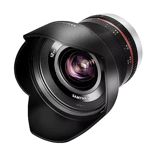 Samyang 12mm F2.0 Obiettivo grandangolare APS-C per Fuji X autofocus manuale