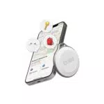 SBS Track My Circle, Localizzatore Oggetti Compatibile Apple Dov'è, Impermeabile IP65