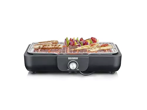 SEVERIN PG 8554 barbecue da tavolo elettrico con temperatura regolabile