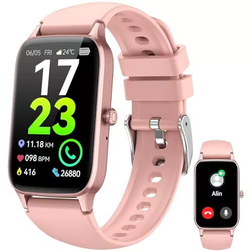 Smartwatch Fitness Uomo Donna con Chiamate, Cardiofrequenzimetro e IP68