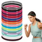 Sorcristy fasce elastiche antiscivolo per capelli, accessori sportivi unisex