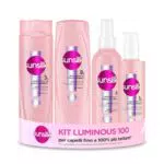 Sunsilk Luminous Kit Cura Capelli con Shampoo, Balsamo, Siero e Spray Brillantezza