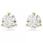 Swarovski Orecchini a Lobo Solitaire Placcati Oro