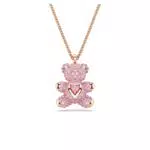 Swarovski Pendente Teddy Orso in Oro Rosa – Gioiello Elegante e Raffinato