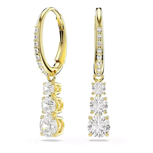 Swarovski Stilla Attract Orecchini a Cerchio con Zirconia Scintillante