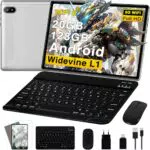 Tablet Android 10 Pollici 20GB RAM 128GB ROM 5G WiFi 6 Octa-Core con Tastiera