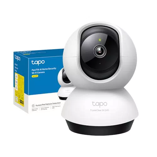 Tapo C220 Telecamera Wi-Fi Interno 2K QHD con Visione Notturna e Alexa