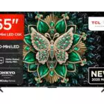 TCL 65C6K QD-Mini LED TV 4K HDR Premium, Smart Google TV Dolby Vision Atmos