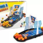 Teorema Gioco Basket da Tavolo con Lanciatore per Bambini e Famiglia