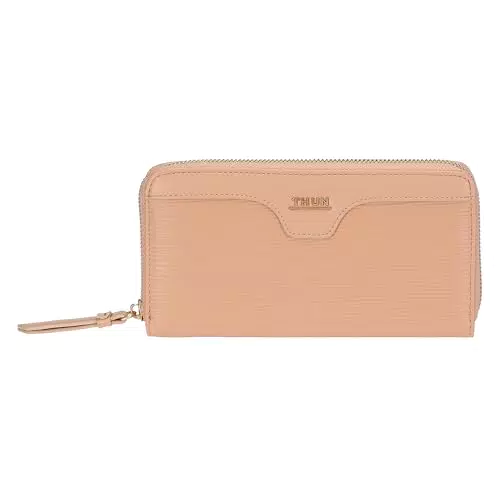 THUN Portafoglio Donna in Ecopelle con Chiusura Zip Collezione Sempre con me